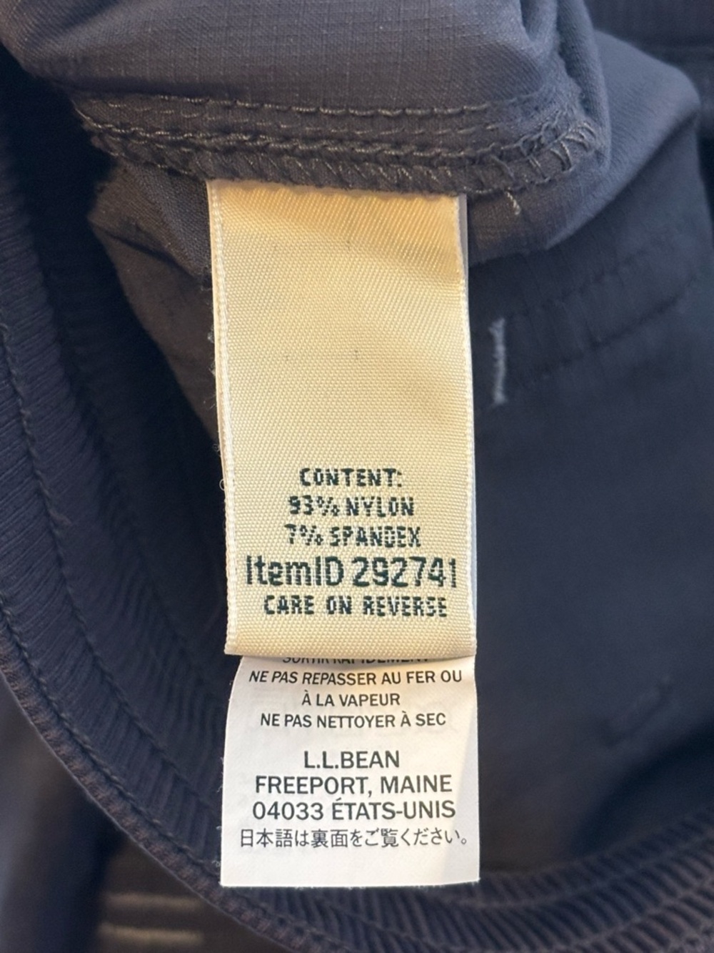 L.L. Bean Women's Vista Camp Straight-Leg Cargo Pants-Granite Gray-Women Small - Picture 8 of 8